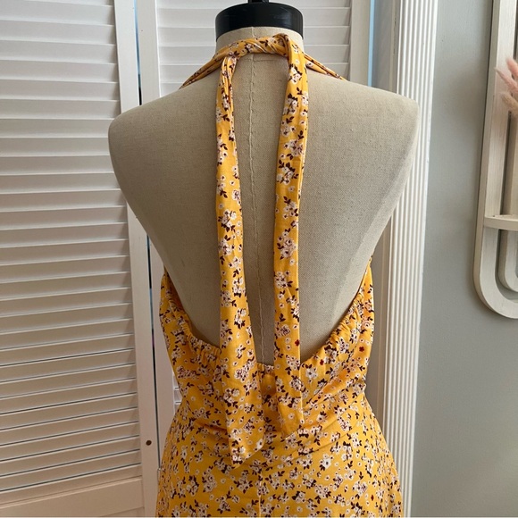 Soft, Flowy Halter Mini Dress - Picture 7 of 8